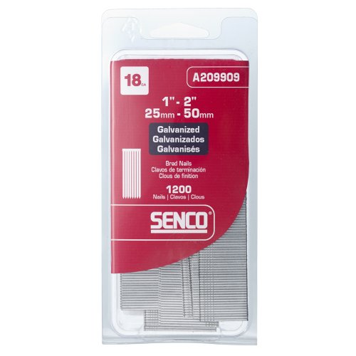 Product Cover Senco A209909 18-Gauge-by-1-2-Inch Electro Galvanized Variety Pack Brads