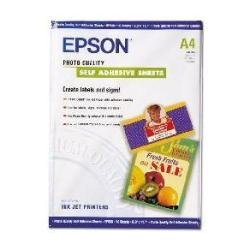 Product Cover Epson Photo Quality Self-adhesive Sheets (8.3x11.7 Inches, 10 Sheets) (S041106)