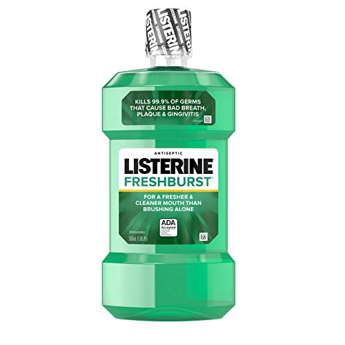 Product Cover Listerine Freshburst Antiseptic Mouthwash with Germ-Killing Oral Care Formula to Fight Bad Breath, Plaque and Gingivitis, 500 mL