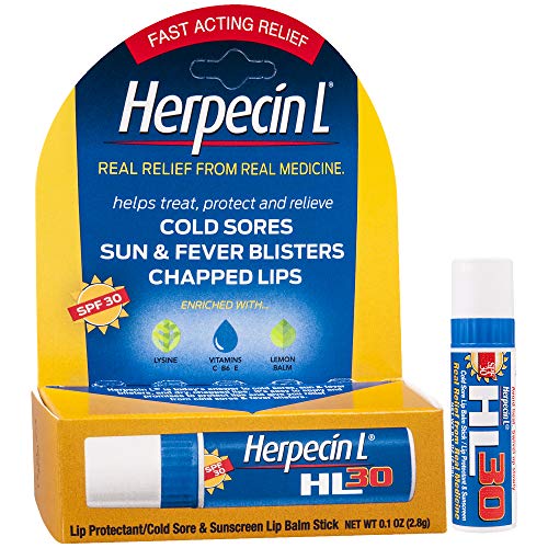 Product Cover Herpecin L Lip Balm Stick, SPF 30 & Lysine, 0.1 Ounce Tube