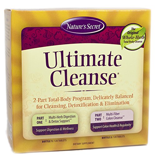 Product Cover Ultimate Cleanse by Nature's Secret | Cleansing, Detoxification & Elimination, Two 120 Tablet Bottles