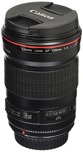 Product Cover Canon EF 135mm f/2L USM Lens for Canon SLR Cameras - Fixed, Black - 2520A004