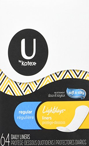 Product Cover Kotex Natural Balance Lightdays Liners, Regular -64 ct.