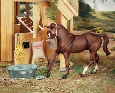 Product Cover Breyer Traditional Stable Feeding Accessory Toy Set (1:9 Scale)