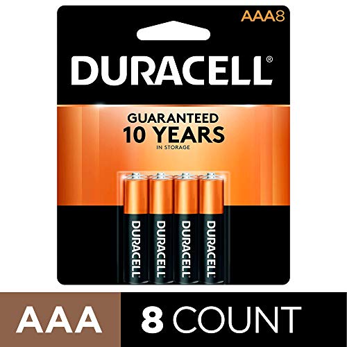 Product Cover Duracell - CopperTop AAA Alkaline Batteries - long lasting, all-purpose Triple A battery for household and business - 8 Count