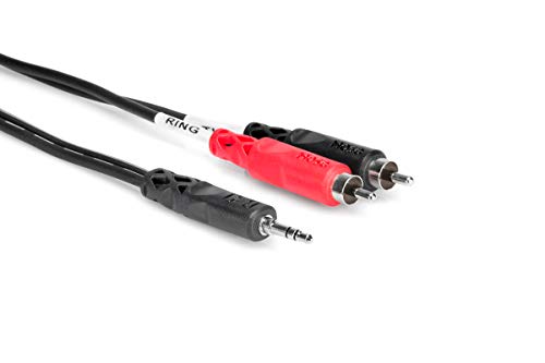 Product Cover Hosa CMR-206 3.5 mm TRS to Dual RCA Stereo Breakout Cable, 6 feet