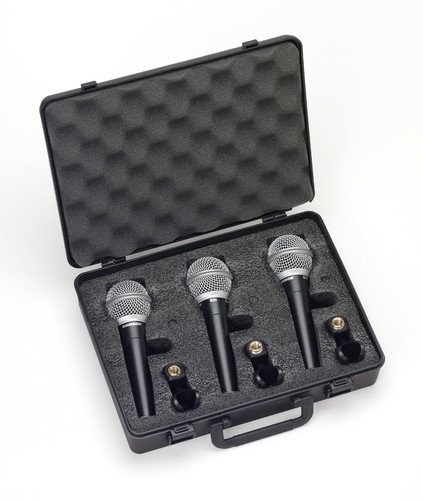 Product Cover Samson R21 Dynamic Vocal Microphone - 3-Pack with Case