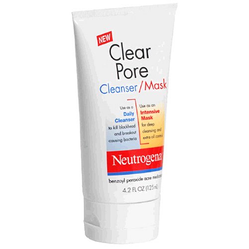 Product Cover Neutrogena Clear Pore Cleanser/Mask, 4.2 Fluid Ounce (125 ml)