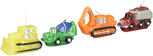Product Cover Construction Vehicles Birthday Candles by Wilton