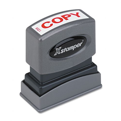 Product Cover Xstamper One-Color Title Message Stamp,