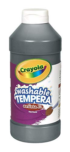Product Cover Crayola Artista II Washable Tempera Paint 16oz Black