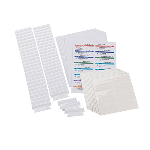 Product Cover Smead Viewables Premium 3D Hanging Folder Tabs and Labels for Inkjet and Laser Printers, Bulk Pack of 100 (64910)