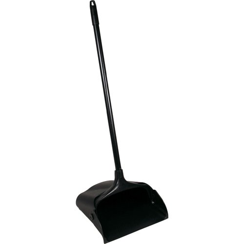 Product Cover Rubbermaid Commercial Executive Series Lobby Pro Dustpan with Long Handle, Black (FG253100BLA)