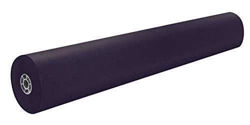 Product Cover Pacon ArtKraft Duo-Finish Paper Roll, 3-Feet by 1000-feet, Black (67301)
