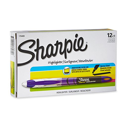 Product Cover Sharpie 1754469 Accent Sharpie Pen-Style Highlighter, Purple, 12-Pack