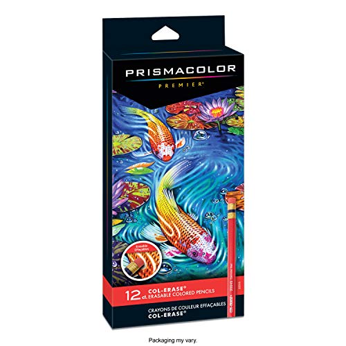 Product Cover Prismacolor Col-Erase Erasable Colored Pencil, 12-Count, Assorted Colors (20516)