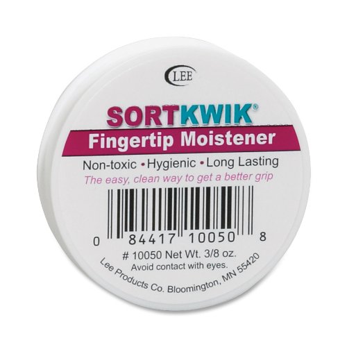 Product Cover Lee 10050 Sortkwik Fingertip Moisteners, 3/8 Ounce, Pink, 1 Pack