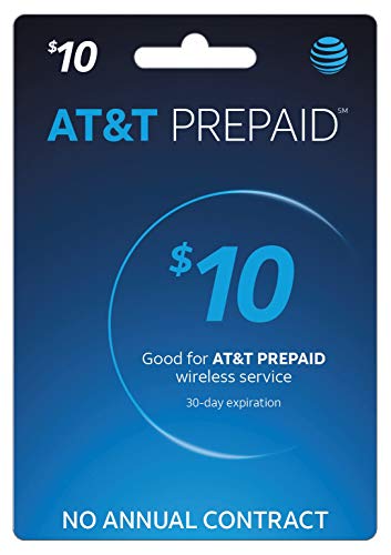Product Cover AT&T Prepaid $10-100 Refill Card