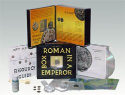 Product Cover Dirty Old Coins Complete Kit with 11 Genuine Ancient Roman Coins