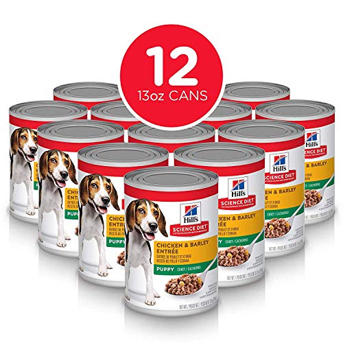 Product Cover Hill's Science Diet Wet Dog Food, Puppy, Chicken & Barley Recipe, 13 oz Cans, 12-pack