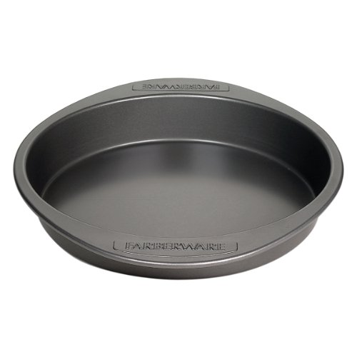 Product Cover Farberware 52103 Nonstick Bakeware  Baking Pan / Nonstick Cake Pan, Round - 9 Inch, Gray