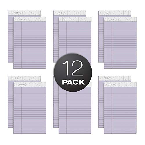 Product Cover TOPS 63040 Prism Plus Colored Legal Pads, 5 x 8, Orchid, 50 Sheets (Pack of 12)