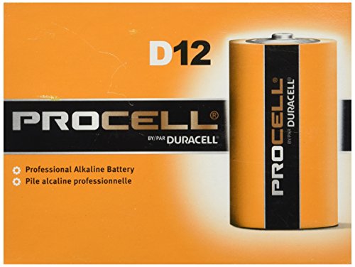 Product Cover Duracell D12 Procell Professional Alkaline Battery, 12Count