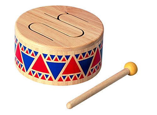 Product Cover Plan Toys Solid Drum - Wooden Set