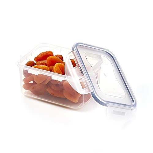 Product Cover Lock & Lock 15-Fluid Ounce Water Tight Rectangular Food Container, Short, 1.9-Cup