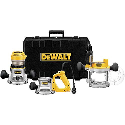 Product Cover DEWALT Router, Fixed/Plunge Base Kit, 12-Amp, 2-1/4-HP (DW618B3)