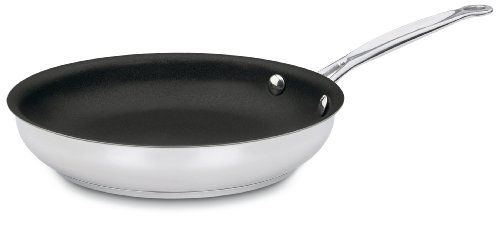 Product Cover Cuisinart 722-24NS Chef's Classic Nonstick Stainless 10-Inch Open Skillet