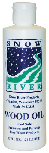 Product Cover Snow River USA 7V03389 Wood Oil for all wood type cutting boards, 8 oz