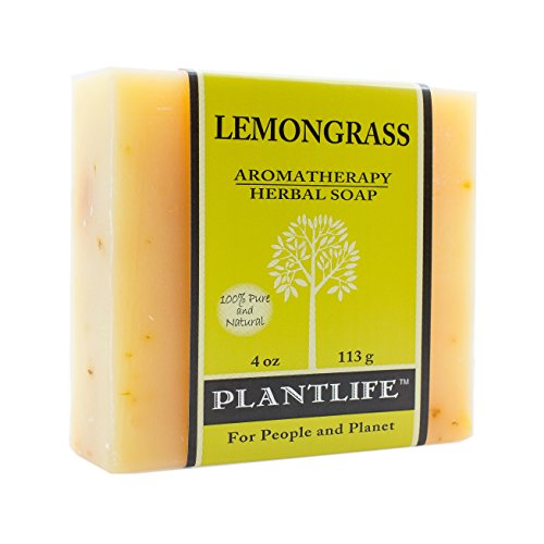 Product Cover Lemongrass 100% Pure & Natural Aromatherapy Herbal Soap- 4 oz (113g)