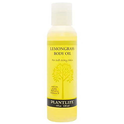 Product Cover Plantlife Lemongrass Body & Bath Oil with Vitamin E, Apricot & Jojoba - 4oz.