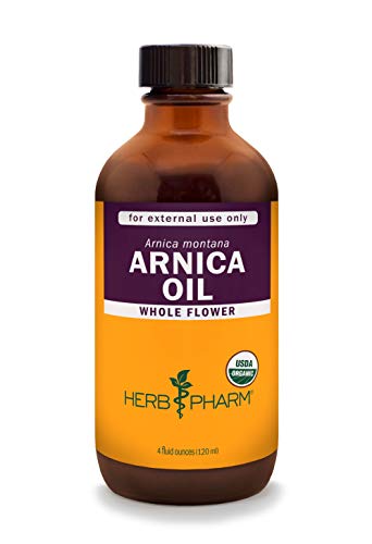 Product Cover Herb Pharm Certified Organic Arnica Oil - 4 Ounce