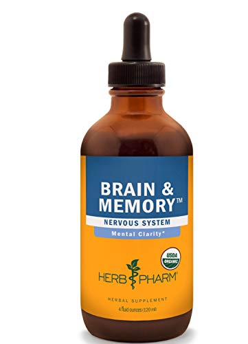 Product Cover Herb Pharm Brain and Memory Liquid Herbal Formula with Ginkgo for Memory and Concentration- 4 Ounce