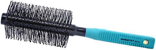 Product Cover Spornette Double Stranded XL Nylon Round Brush 2 Inch (#962-XL) for Straightening, Smoothing, Relaxing, De-Frizzing, Detangling, Styling and Volumizing Smooth, Wavy, Curly, Medium and Long Hair Types