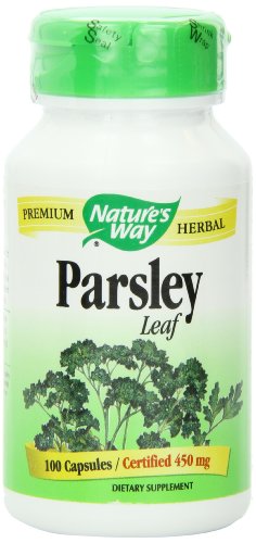 Product Cover Nature's Way Premium Herbal Parsley Leaf, 900 mg per serving, 100 Capsules