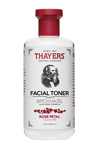 Product Cover Thayers Alcohol-free Rose Petal Witch Hazel with Aloe Vera, 12 Fl Oz (Pack of 1) (Package may vary)