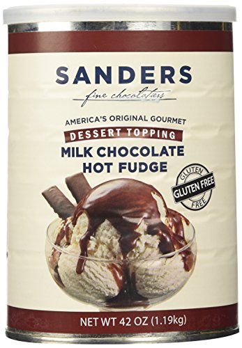 Product Cover Sanders Milk Chocolate Hot Fudge Dessert Topping, 42 Ounce Containers
