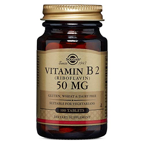Product Cover Solgar - Vitamin B2 (Riboflavin) 50 mg, 100 Tablets