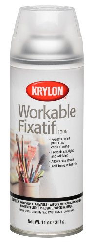 Product Cover Krylon K01306 Workable Fixatif Spray Clear, 11-Ounce Aerosol