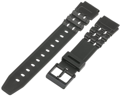 Product Cover Voguestrap TX1957 Allstrap 19mm Black Regular-Length Fits Casio Illuminator Watchband