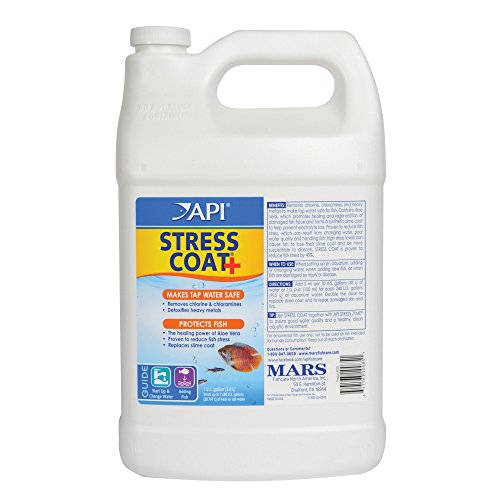 Product Cover API STRESS COAT Aquarium Water Conditioner 1-Gallon Bottle