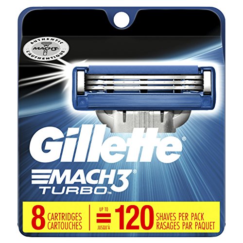 Product Cover Gillette Mach3 Turbo Men's Razor Blades - 8 Refills