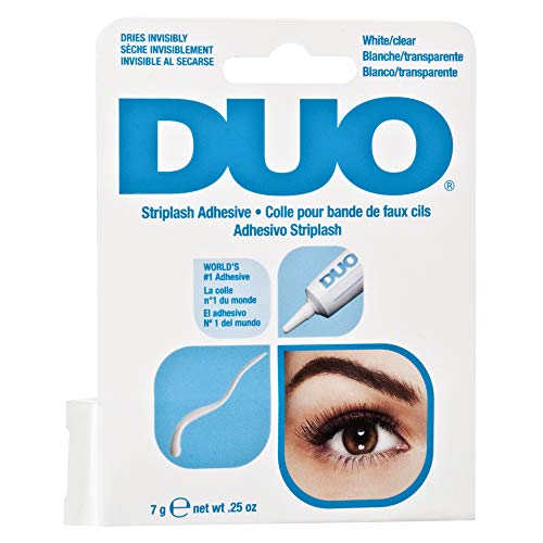 Product Cover DUO Strip Lash Adhesive White/Clear, for strip false eyelash, 0.25 oz