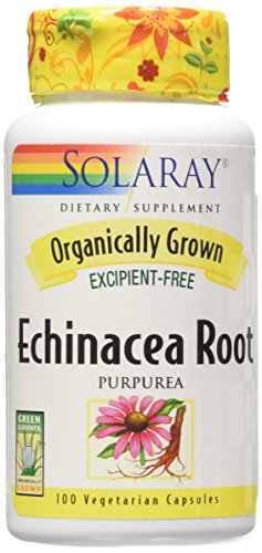 Product Cover Solaray Organic Echinacea Purpurea Root Supplement, 450 mg, 100 Count
