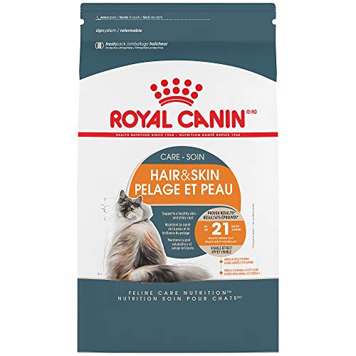 Product Cover Royal Canin Hair & Skin Care Dry Cat Food, 3.5 lb. bag