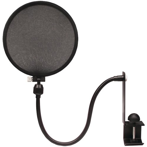 Product Cover Nady MPF-6 6-inch Clamp On Microphone Pop Filter with Flexible Gooseneck and Metal Stabilizing Arm