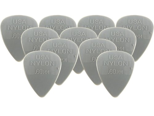 Product Cover Dunlop 44P.60 Nylon Standard, Light Gray, .60mm, 12/Player's Pack